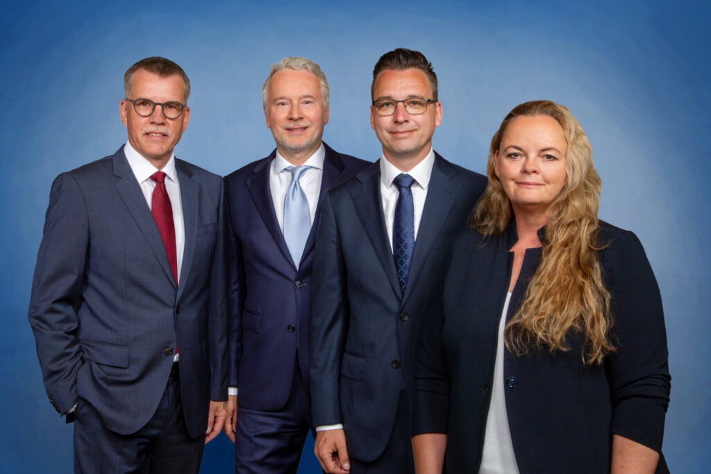 Gruppenfoto: Springborn, Ulich, Wolski, Frank